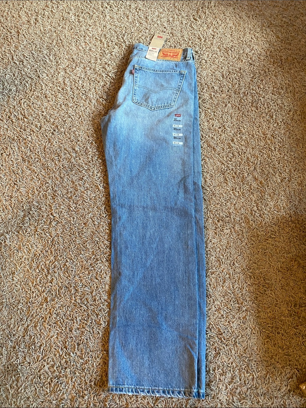 Levi's Light Blue Straight Men's Jeans/ 36x32